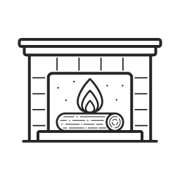 Fireplace icon